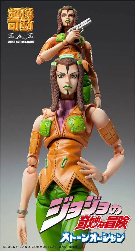 Jojo no Kimyou na Bouken - Stone Ocean - Ermes Costello - Super Action Statue #73 - 2022 Re-release (Medicos Entertainment)ㅤ – Medicos Entertainment – ActionFigureBrasil