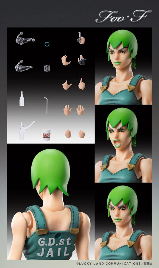 Jojo no Kimyou na Bouken - Stone Ocean - Foo Fighters - Foo Fighters (Stand) - Super Action Statue (Medicos Entertainment)ㅤ – Medicos Entertainment – ActionFigureBrasil