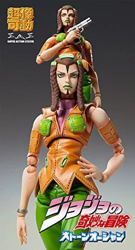 Jojo no Kimyou na Bouken - Stone Ocean - Hermes Costello - Super Action Statue #73 (Medicos Entertainment)ㅤ – Medicos Entertainment – ActionFigureBrasil