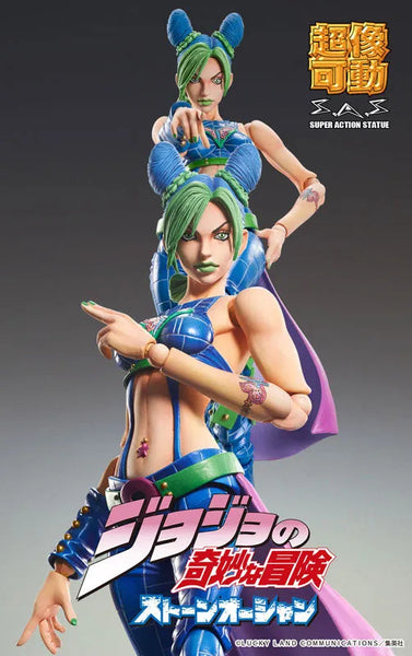Jojo no Kimyou na Bouken - Stone Ocean - Jolyne Cujoh - Super Action Statue - #68 - 2021 Re-release (Medicos Entertainment)ㅤ – Medicos Entertainment – ActionFigureBrasil — close