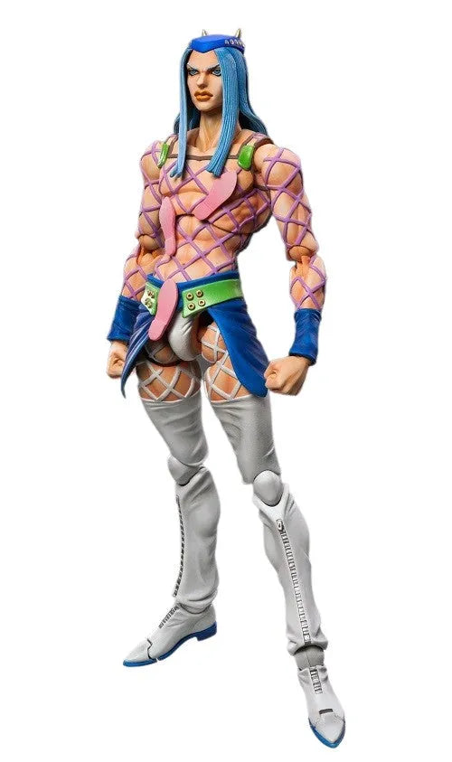 Jojo no Kimyou na Bouken - Stone Ocean - Narciso Anasui - Super Action Statue #69 - 2023 Re-release (Medicos Entertainment)ㅤ – Medicos Entertainment – ActionFigureBrasil