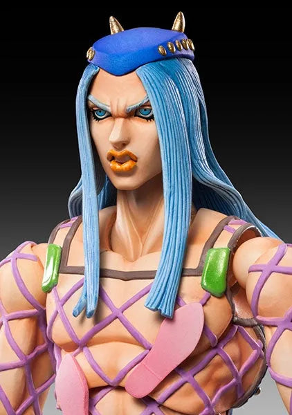 Jojo no Kimyou na Bouken - Stone Ocean - Narciso Anasui - Super Action Statue #69 - 2023 Re-release (Medicos Entertainment)ㅤ – Medicos Entertainment – ActionFigureBrasil