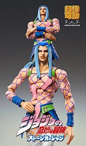 Jojo no Kimyou na Bouken - Stone Ocean - Narciso Anasui - Super Action Statue #69 (Medicos Entertainment)ㅤ – Medicos Entertainment – ActionFigureBrasil
