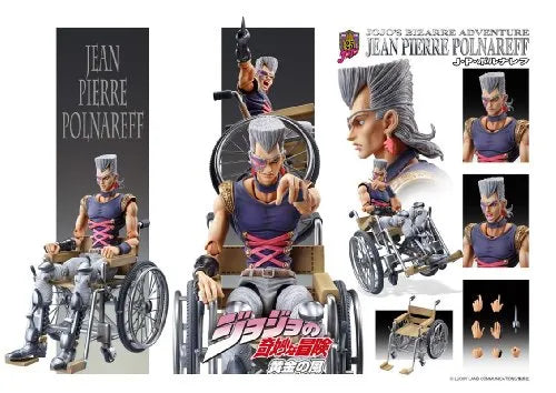 Jojo no Kimyou na Bouken - Vento Aureo - Jean Pierre Polnareff - Super Action Statue #41 (Medicos Entertainment)ㅤ – Medicos Entertainment – ActionFigureBrasil