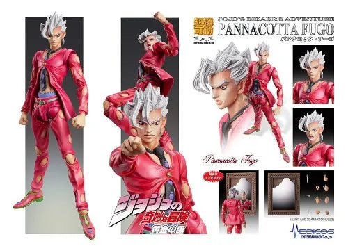 Jojo no Kimyou na Bouken - Vento Aureo - Pannacotta Fugo - Super Action Statue #49 (Medicos Entertainment)ㅤ – Medicos Entertainment – ActionFigureBrasil