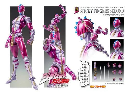 Jojo no Kimyou na Bouken - Vento Aureo - Sticky Fingers - Super Action Statue #43 - Second Ver. (Medicos Entertainment)ㅤ – Medicos Entertainment – ActionFigureBrasil