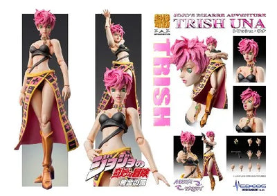 Jojo no Kimyou na Bouken - Vento Aureo - Trish Una - Super Action Statue #54 (Medicos Entertainment)ㅤ – Medicos Entertainment – ActionFigureBrasil — acessórios