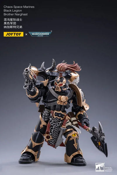 JOYTOY x Warhammer 40000 1/18 Chaos Space Marines Black Legion Brother Narghastㅤ – JOYTOY – ActionFigureBrasil