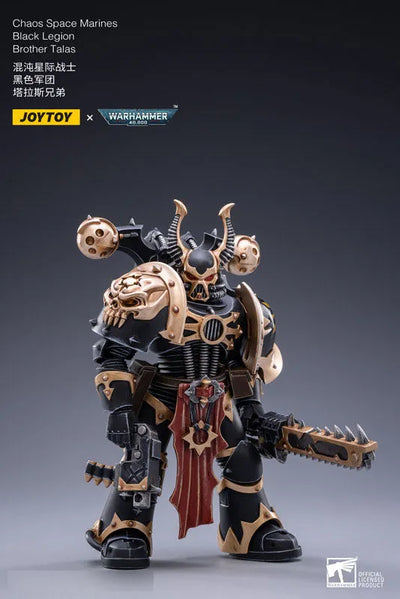 JOYTOY x Warhammer 40000 1/18 Chaos Space Marines Black Legion Brother Talasㅤ – JOYTOY – ActionFigureBrasil