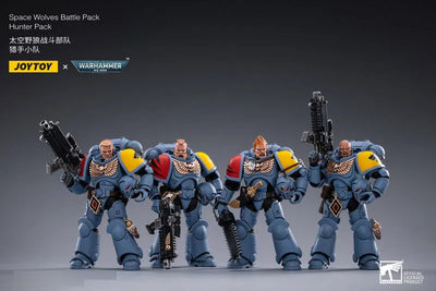 JOYTOY x Warhammer 40000 1/18 Space Wolf Battle Pack, Hunter Packㅤ – JOYTOY – ActionFigureBrasil — embalagem