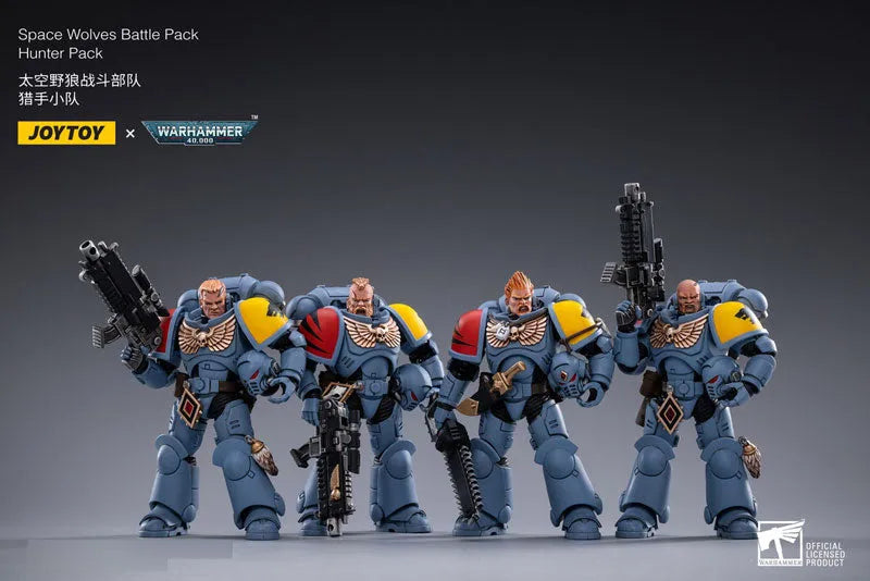 JOYTOY x Warhammer 40000 1/18 Space Wolf Battle Pack, Hunter Packㅤ – JOYTOY – ActionFigureBrasil