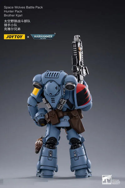 JOYTOY x Warhammer 40000 1/18 Space Wolf Battle Pack, Hunter Packㅤ – JOYTOY – ActionFigureBrasil — ângulo diferente