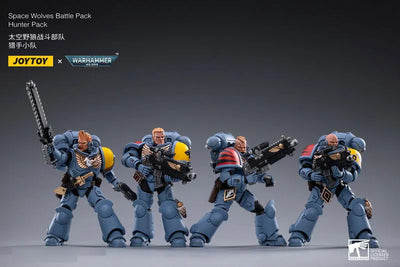 JOYTOY x Warhammer 40000 1/18 Space Wolf Battle Pack, Hunter Packㅤ – JOYTOY – ActionFigureBrasil — close