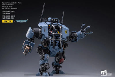 JOYTOY x Warhammer 40000 1/18 Space Wolf Battle Pack, Invictor War Suitㅤ – JOYTOY – ActionFigureBrasil — detalhe do produto