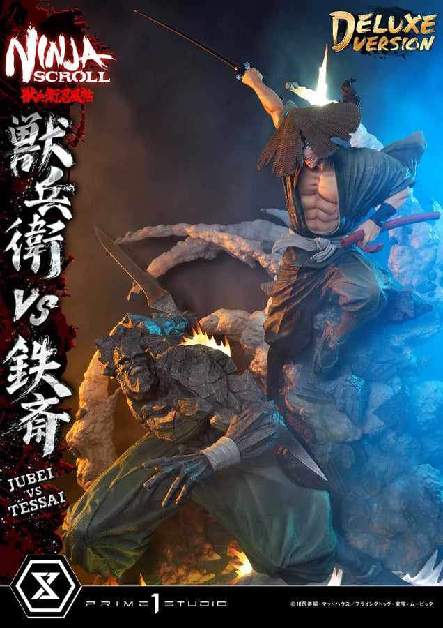 Jubei versus Tessai (Deluxe Bonus Version) Ninja Scroll – Prime1Studio – ActionFigure Brasil
