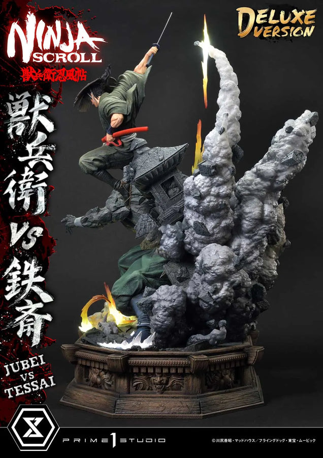 Jubei versus Tessai (Deluxe Bonus Version) Ninja Scroll – Prime1Studio – ActionFigure Brasil