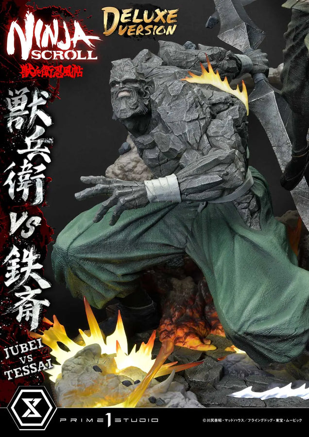 Jubei versus Tessai (Deluxe Bonus Version) Ninja Scroll – Prime1Studio – ActionFigure Brasil