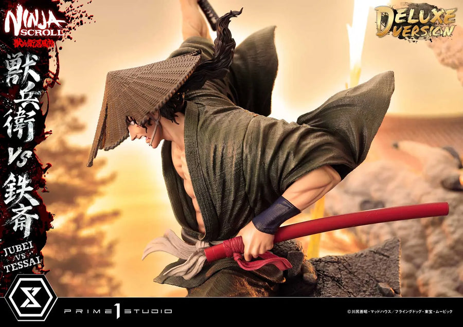 Jubei versus Tessai (Deluxe Bonus Version) Ninja Scroll – Prime1Studio – ActionFigure Brasil