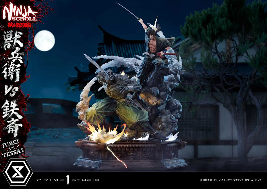 Jubei versus Tessai (Deluxe Bonus Version) Ninja Scroll – Prime1Studio – ActionFigure Brasil