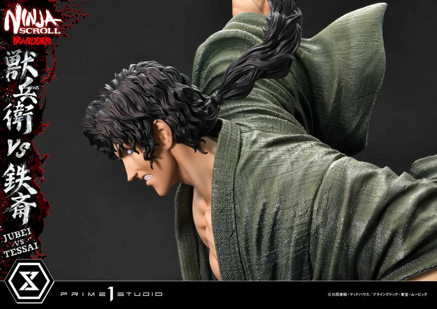 Jubei versus Tessai (Deluxe Bonus Version) Ninja Scroll – Prime1Studio – ActionFigure Brasil