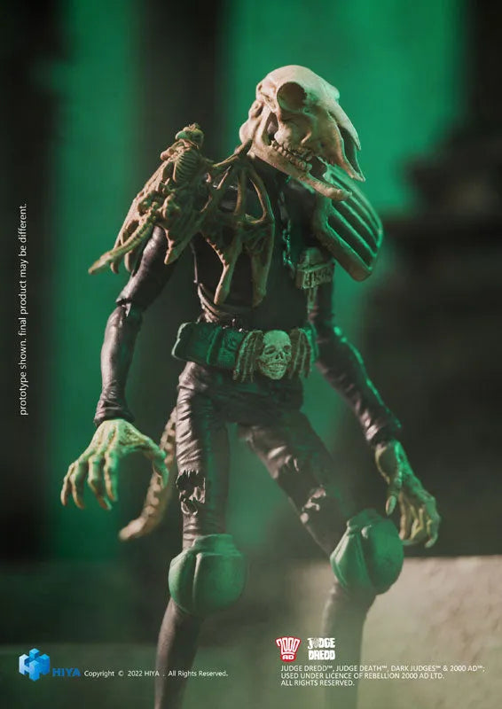 Judge Dread 1/18 Action Figure Judge Mortisㅤ – Hiya Toys – ActionFigureBrasil