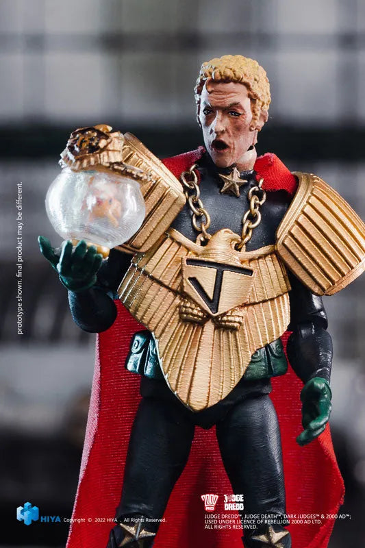 Judge Dredd 1/18 Action Figure Chief Judge Caligulaㅤ – Hiya Toys – ActionFigureBrasil