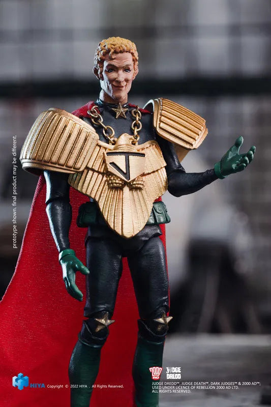 Judge Dredd 1/18 Action Figure Chief Judge Caligulaㅤ – Hiya Toys – ActionFigureBrasil