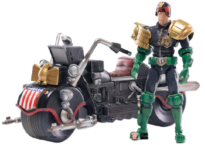 Judge Dredd - Judge Dredd & Lawmaster MKII Set - 1/18 (Hiya Toys)ㅤ – Hiya Toys – ActionFigureBrasil
