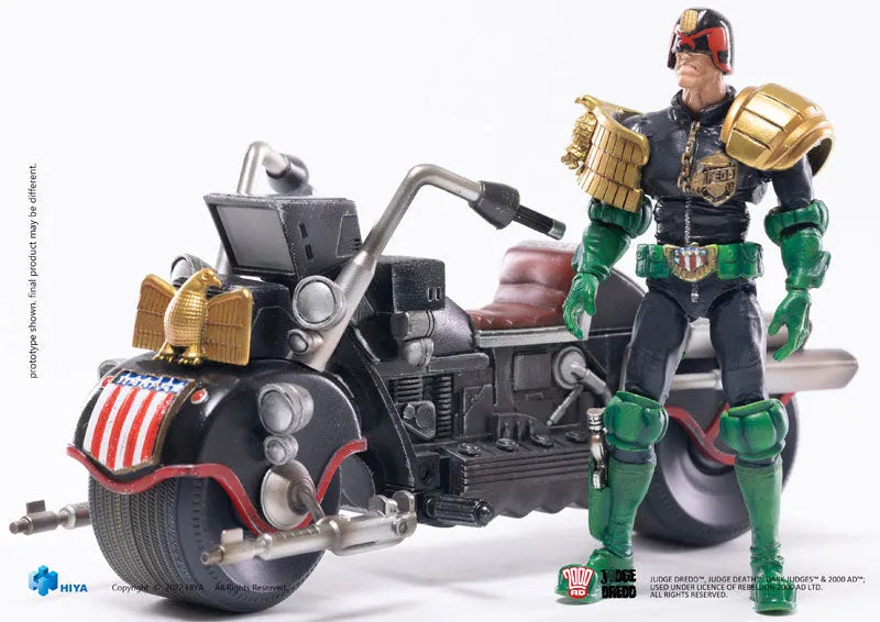 Judge Dredd - Judge Dredd & Lawmaster MKII Set - 1/18 (Hiya Toys)ㅤ – Hiya Toys – ActionFigureBrasil