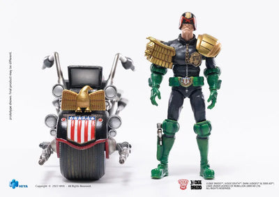 Judge Dredd - Judge Dredd & Lawmaster MKII Set - 1/18 (Hiya Toys)ㅤ – Hiya Toys – ActionFigureBrasil — embalagem