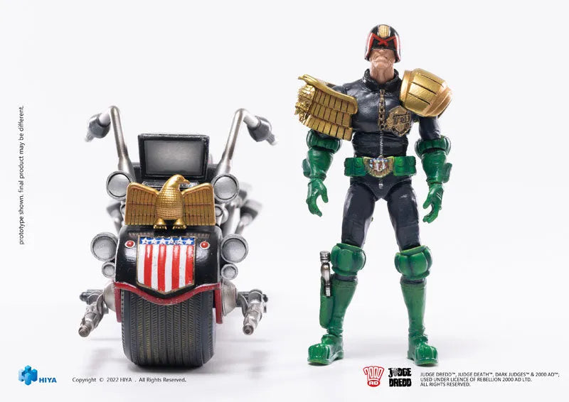Judge Dredd - Judge Dredd & Lawmaster MKII Set - 1/18 (Hiya Toys)ㅤ – Hiya Toys – ActionFigureBrasil
