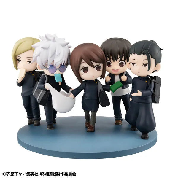 Jujutsu Kaisen Dai 2 Ki - Getou Suguru - Gojou Satoru - Haibara Yuu - Ieiri Shouko - Nanami Kento - FigUnity (MegaHouse)ㅤ – MegaHouse – ActionFigureBrasil