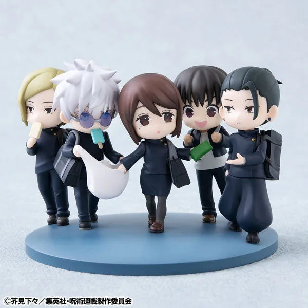 Jujutsu Kaisen Dai 2 Ki - Getou Suguru - Gojou Satoru - Haibara Yuu - Ieiri Shouko - Nanami Kento - FigUnity (MegaHouse)ㅤ – MegaHouse – ActionFigureBrasil