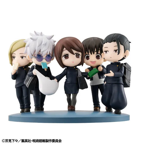 Jujutsu Kaisen Dai 2 Ki - Getou Suguru - Gojou Satoru - Haibara Yuu - Ieiri Shouko - Nanami Kento - FigUnity (MegaHouse)ㅤ – MegaHouse – ActionFigureBrasil
