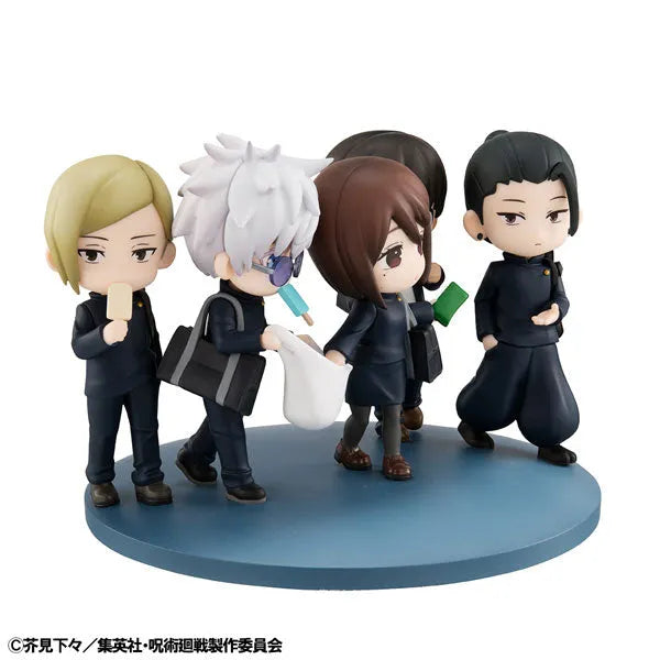 Jujutsu Kaisen Dai 2 Ki - Getou Suguru - Gojou Satoru - Haibara Yuu - Ieiri Shouko - Nanami Kento - FigUnity (MegaHouse)ㅤ – MegaHouse – ActionFigureBrasil