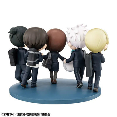 Jujutsu Kaisen Dai 2 Ki - Getou Suguru - Gojou Satoru - Haibara Yuu - Ieiri Shouko - Nanami Kento - FigUnity (MegaHouse)ㅤ – MegaHouse – ActionFigureBrasil — ambientada