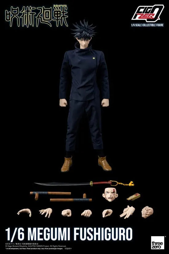 Jujutsu Kaisen - Fushiguro Megumi - FigZero - 1/6 - December 2022 Re-release (ThreeZero)ㅤ – ThreeZero – ActionFigureBrasil