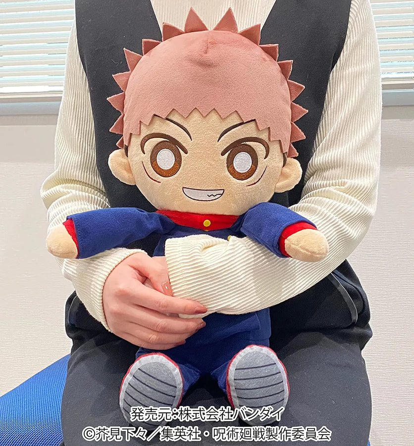 Jujutsu Kaisen - Itadori Yuuji - Kuttari Nuigurumi (Bandai, Sunrise)ㅤ – Bandai – ActionFigureBrasil