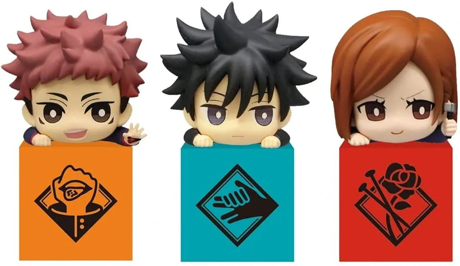 Jujutsu Kaisen - Megumi Fushiguro - Yuuji Itadori - Nobara Kugisaki - Hikkake Figure Ver. 1 - 3 Set (FuRyu)ㅤ – FuRyu – ActionFigureBrasil