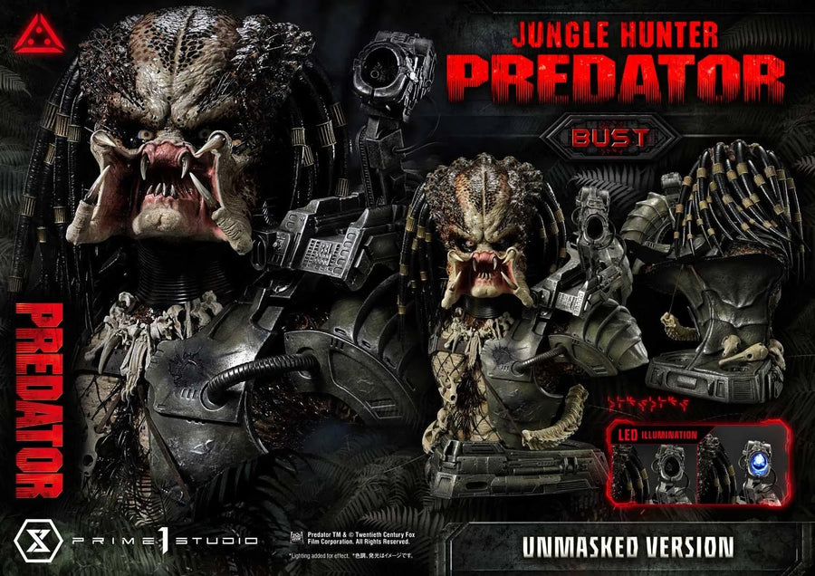 Jungle Hunter Predator (Unmasked Edition) Predator (Film) – Prime1Studio – ActionFigure Brasil