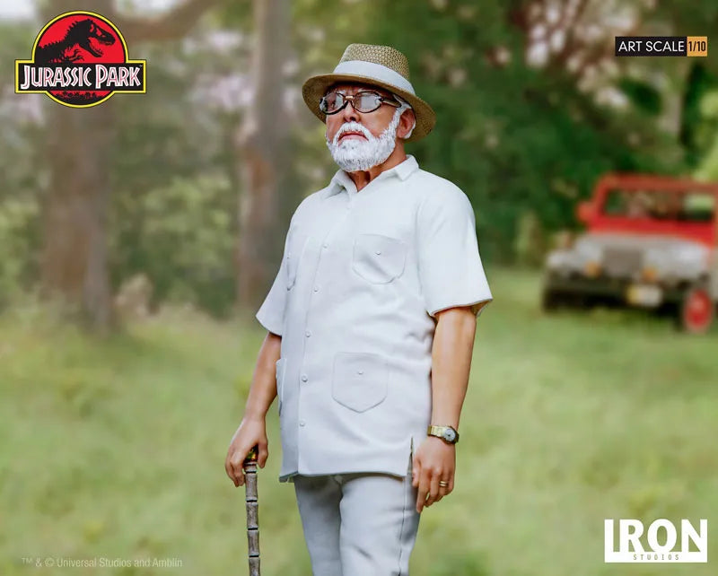 Jurassic Park / John Hammond 1/10 Art Scale Statueㅤ – Iron Studios – ActionFigureBrasil