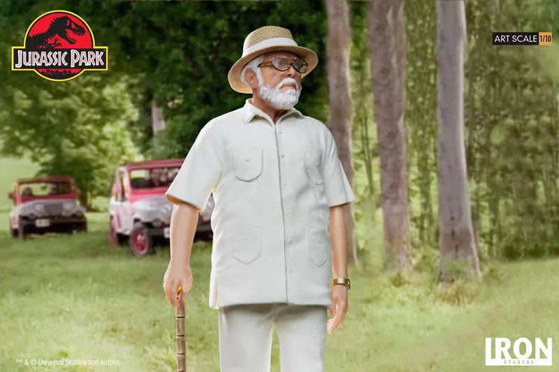 Jurassic Park / John Hammond 1/10 Art Scale Statueㅤ – Iron Studios – ActionFigureBrasil