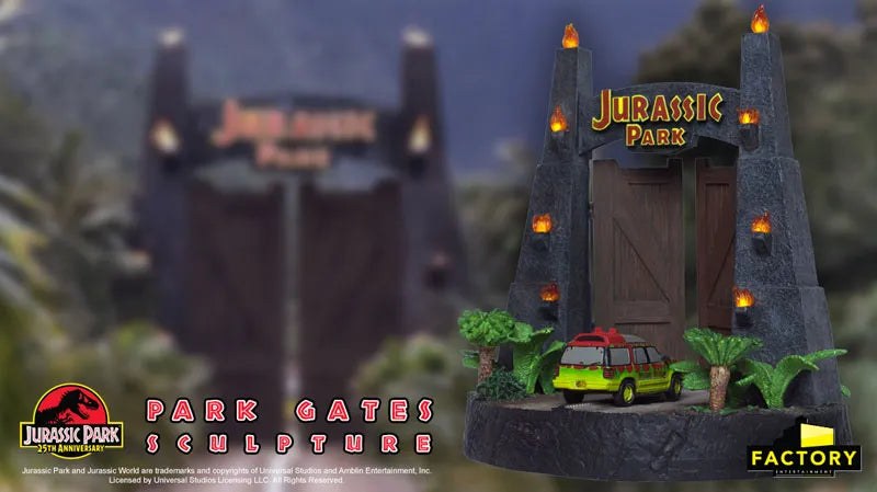 Jurassic Park - Jurassic Park Gate Sculpture(Provisional Pre-order)ㅤ – Factory Entertainment – ActionFigureBrasil