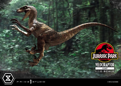 Jurassic Park - Velociraptor - Prime Collectible Figures PCFJP-06 - 1/10 - Jump (Prime 1 Studio)ㅤ – Prime 1 Studio – ActionFigureBrasil — ângulo diferente