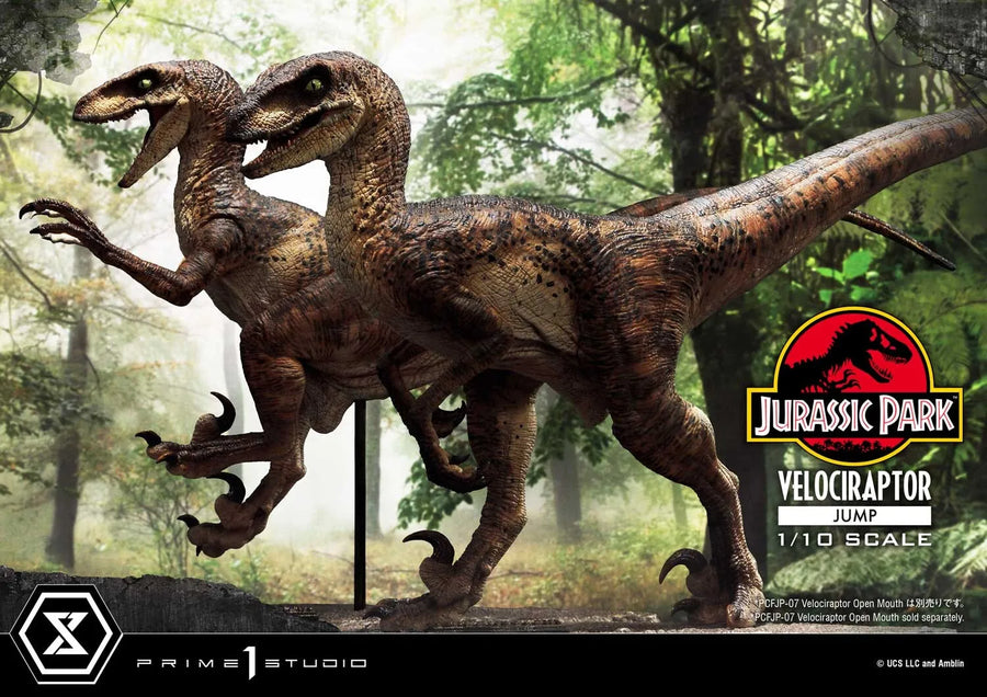 Jurassic Park - Velociraptor - Prime Collectible Figures PCFJP-06 - 1/10 - Jump (Prime 1 Studio)ㅤ – Prime 1 Studio – ActionFigureBrasil