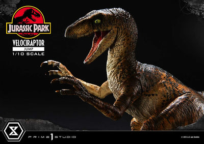 Jurassic Park - Velociraptor - Prime Collectible Figures PCFJP-06 - 1/10 - Jump (Prime 1 Studio)ㅤ – Prime 1 Studio – ActionFigureBrasil — embalagem