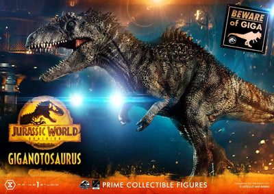 Jurassic World: Dominion - Giganotosaurus - Prime Collectible Figures PCFJW-07 - 1/38 (Prime 1 Studio)ㅤ – Prime 1 Studio – ActionFigureBrasil — ângulo diferente