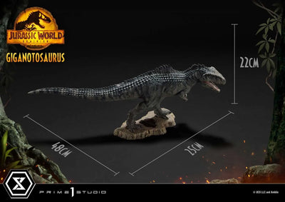 Jurassic World: Dominion - Giganotosaurus - Prime Collectible Figures PCFJW-07 - 1/38 (Prime 1 Studio)ㅤ – Prime 1 Studio – ActionFigureBrasil — close