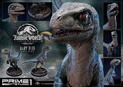 Jurassic World: Fallen Kingdom - Blue - Legacy Museum Collection LMCJW2-02 - 1/1 - Baby (Prime 1 Studio)ㅤ – Prime 1 Studio – ActionFigureBrasil — ângulo diferente