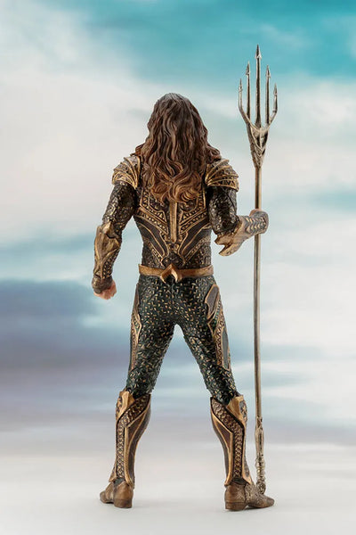 Justice League (2017) - Aquaman - ARTFX+ - 1/10ㅤ – Kotobukiya – ActionFigureBrasil — embalagem